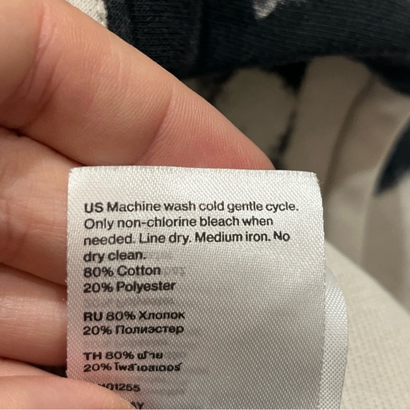 Weekday Women’s Amaze Printed Cotton Tie-Dye Crewneck Sweatshirt Size Small - Picture 11 of 11